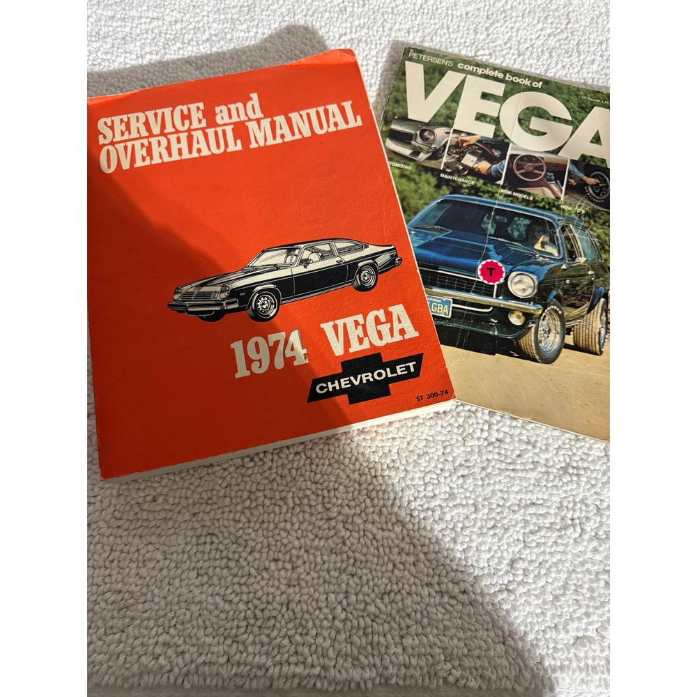 1974 Chevrolet‎ Vega Service Manual & Petersen's Complete Book of Vega VTG Lot